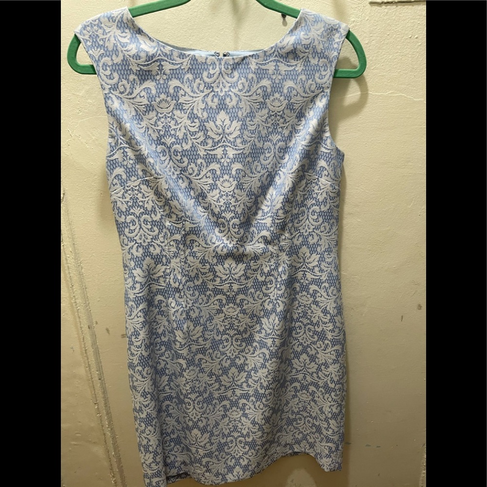 Blue midi dress